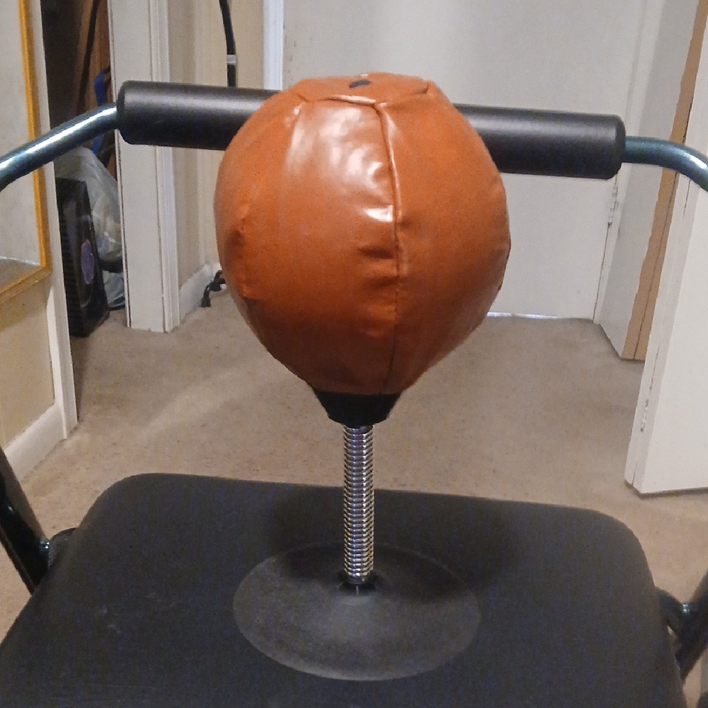 Brown Punching Ball on Stand